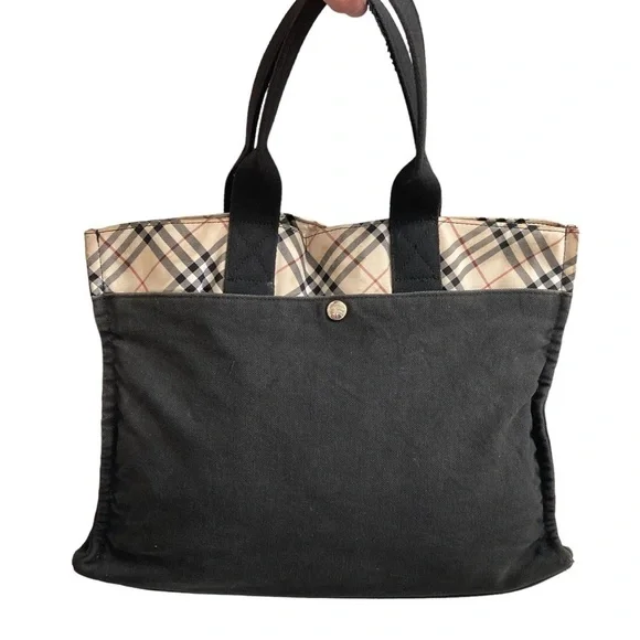 Burberry blue label authentic tote bag unisex